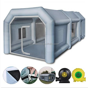 8x4x3.3m Inflatable Paint Booth Portable inflatable spray booth car painting large tent