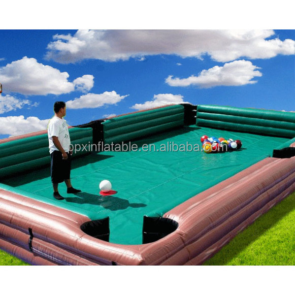 New snooker inflatable pool table snooker soccer football billiard game snooker balls table snookball game soccer ball