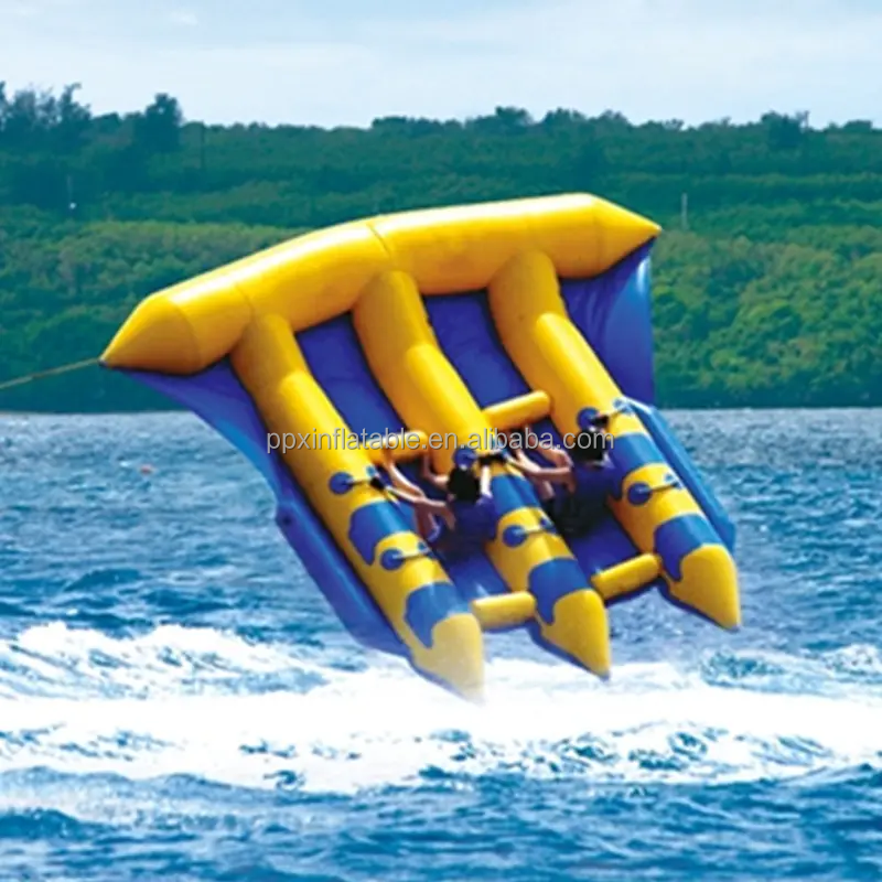 Inflatable Spinning UFO Disco Boat Towable Tube water toy banana boat Inflatable aqua gyro for Water Games