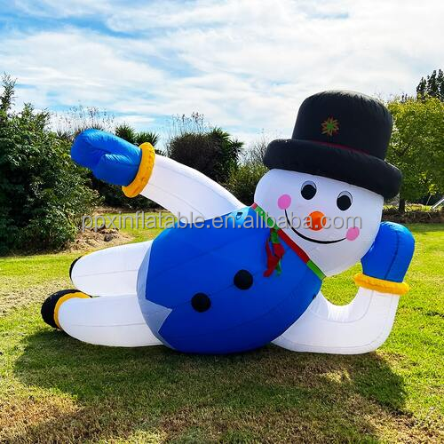 Christmas Outdoor Decoration Giant Big Inflatable custom santa claus 30ft inflatable snowman for Xmas Holiday Garden Decor