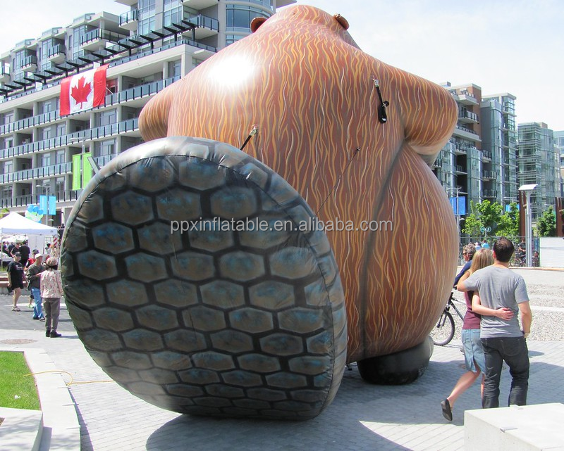 Guangzhou manufacture Party Decoration Inflatable Animals Customized Giant inflatable beavers for advertising and decoration