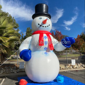 Christmas Outdoor Decoration Giant Big Inflatable custom santa claus 30ft inflatable snowman for Xmas Holiday Garden Decor