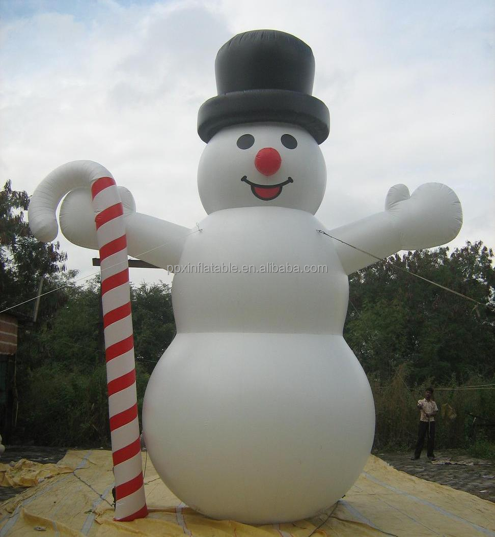 Christmas Outdoor Decoration Giant Big Inflatable custom santa claus 30ft inflatable snowman for Xmas Holiday Garden Decor