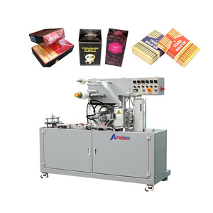 automatic box cellophane wrapping machine Playing Cards Soap perfume box packing machine cellophane wrapping machine