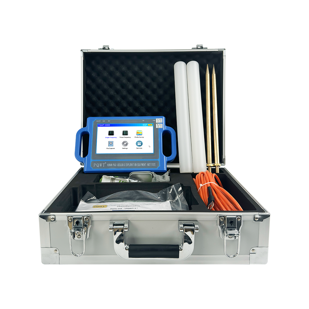 PQWT-S300 Ground Water Detector Underground Finder 300m Resistivity Geophysical Water Survey Equipment