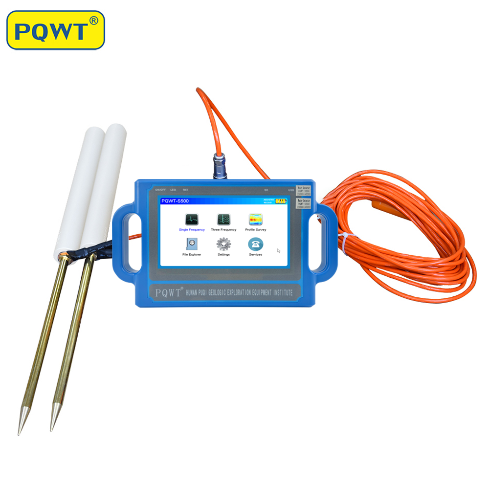 PQWT S300 Geophysical Water Well Logging Survey Equipment 300m Resistivity Ground Water Detector