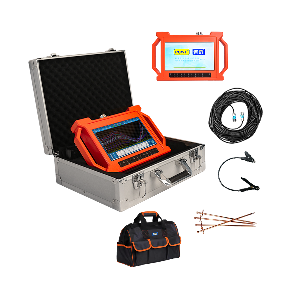 PQWT GT500A Electrical Resistivity Imaging Geophysical Survey Equipment 18 Channels Underground Water Detector