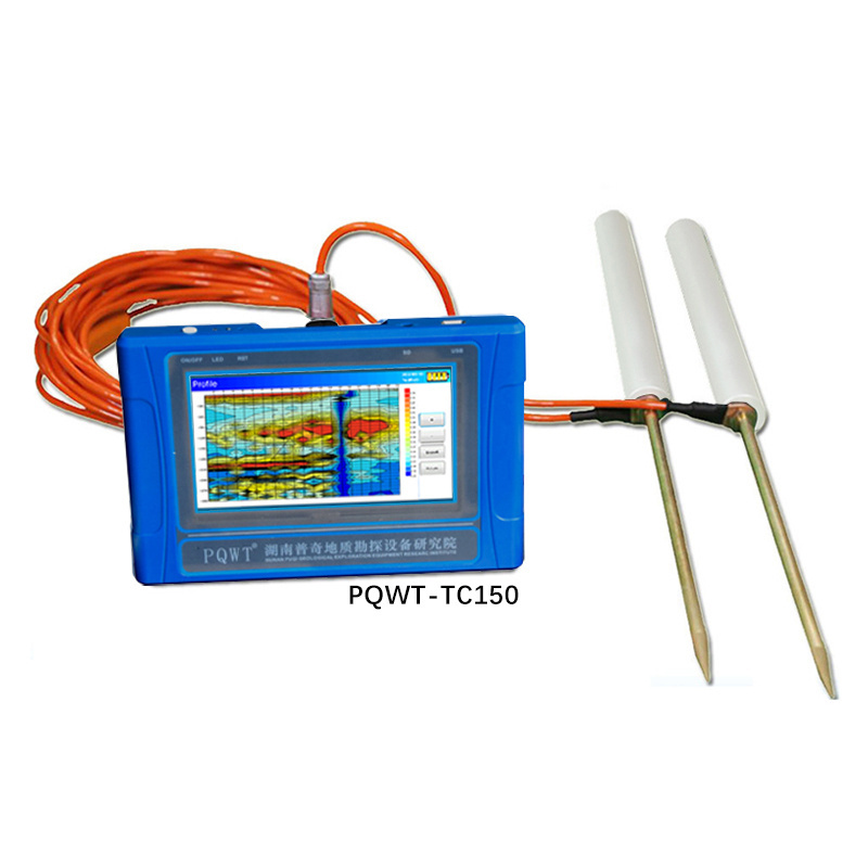 PQWT-TC150 resistivity measuring instrument borehole survey equipment 150m underground water detector