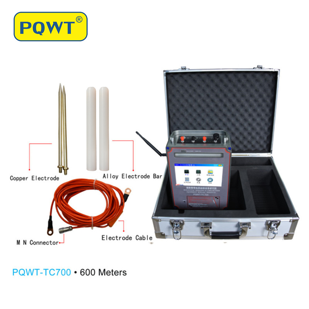 PQWT- TC700 geophysical borehole logging equipment 600m ground water detector for sale