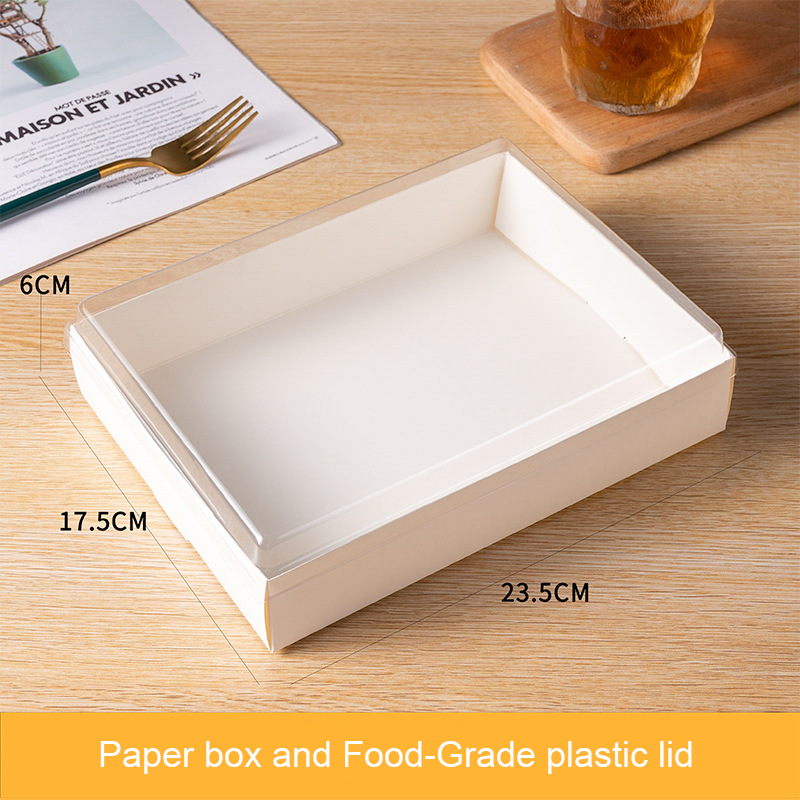 Disposable biodegradable fast food box, high grade commercial Sushi wooden box salad packing box