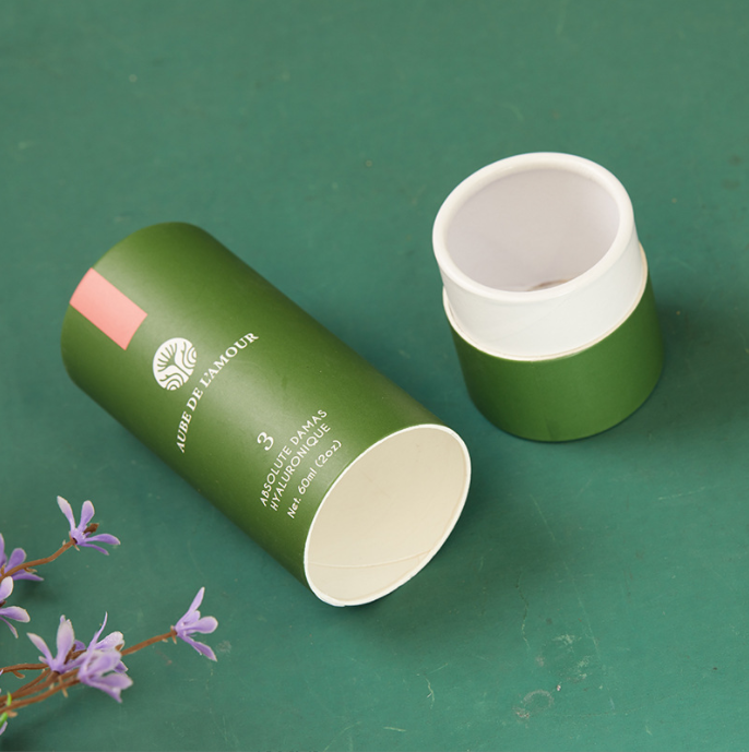 Hot sale recycled custom Round cylinder box paper tube packaging for tea wine cardboard paper tube