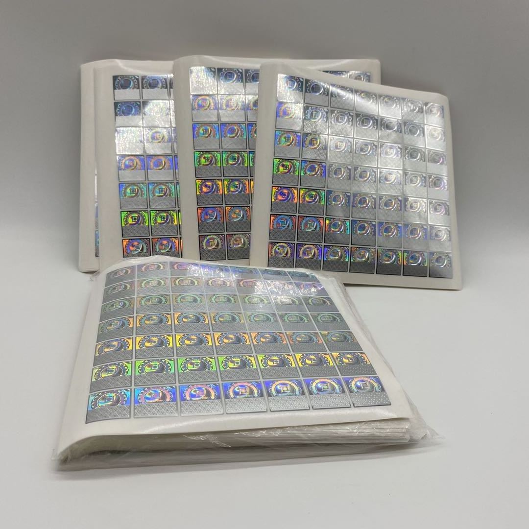 Silver Color 3D Custom Hologram Label Sticker