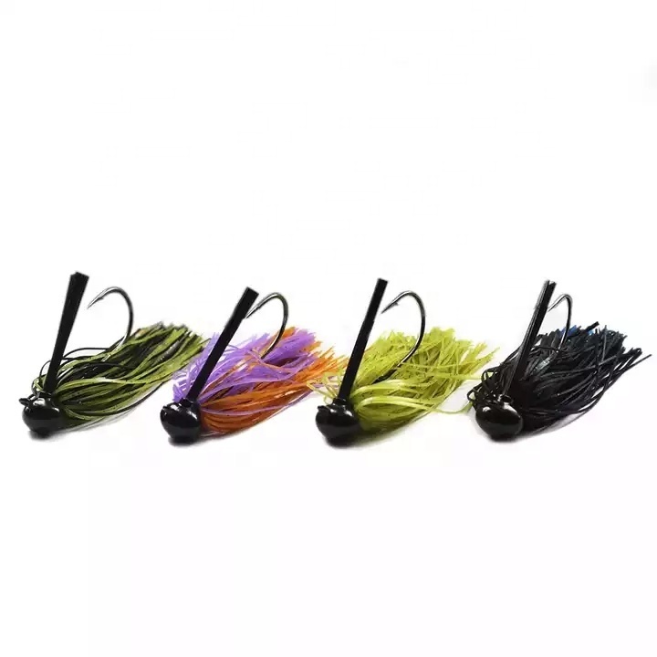 High Quality Tungsten Resin Football Jigs  TRFJ Tungsten weight sinker Jig Head for Bass Fishing