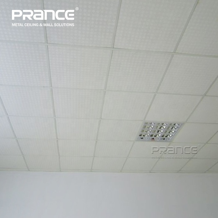 PVC face gypsum ceiling tiles supplier