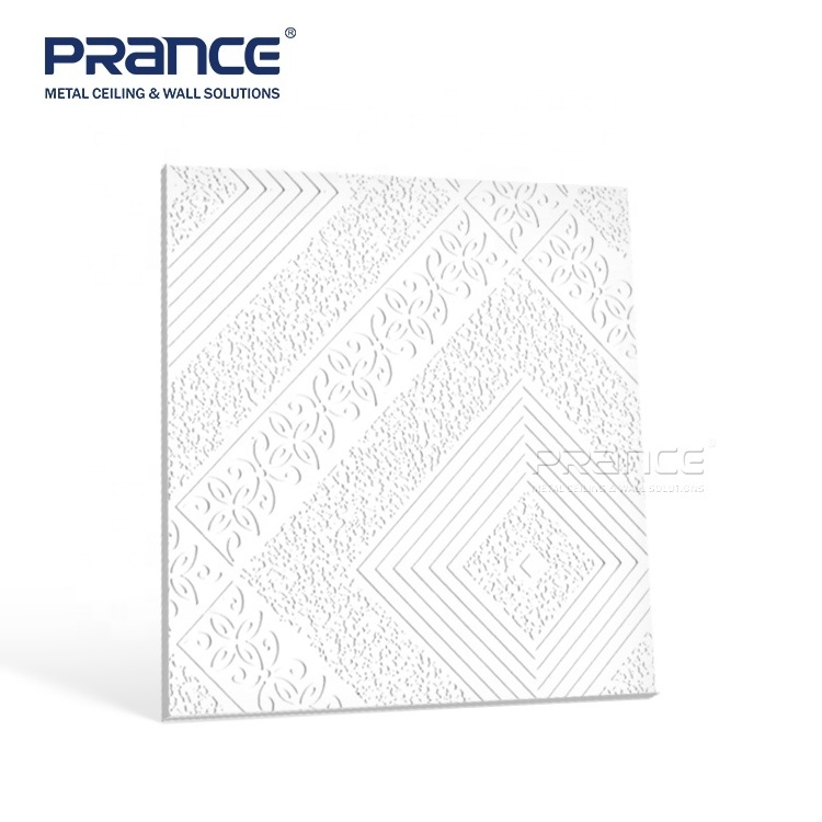 PVC face gypsum ceiling tiles supplier