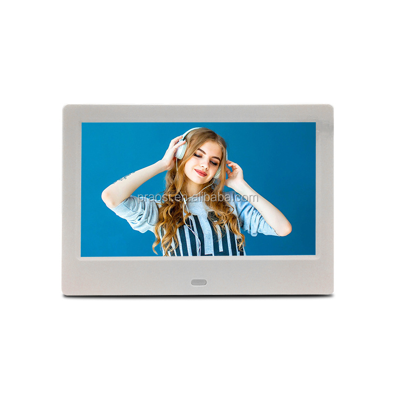 Supermarket Shelf Promotion Advertising Screen 7 Inch Display Motion Sensor Lcd Video Player