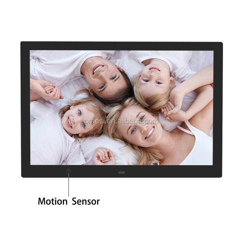 automatically loop video photo frame with hidden camera wifi 15 inch large size digital photo frame for advertising