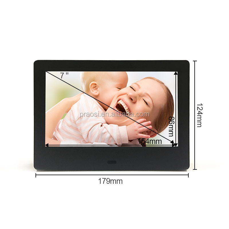 Supermarket Shelf Promotion Advertising Screen 7 Inch Display Motion Sensor Lcd Video Player