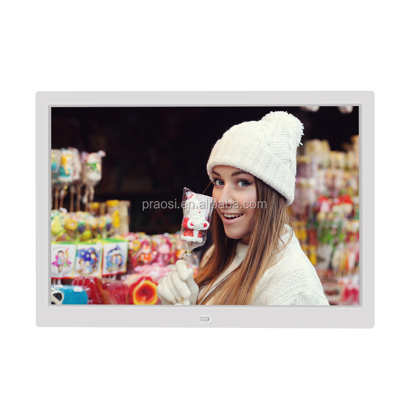 automatically loop video photo frame with hidden camera wifi 15 inch large size digital photo frame for advertising