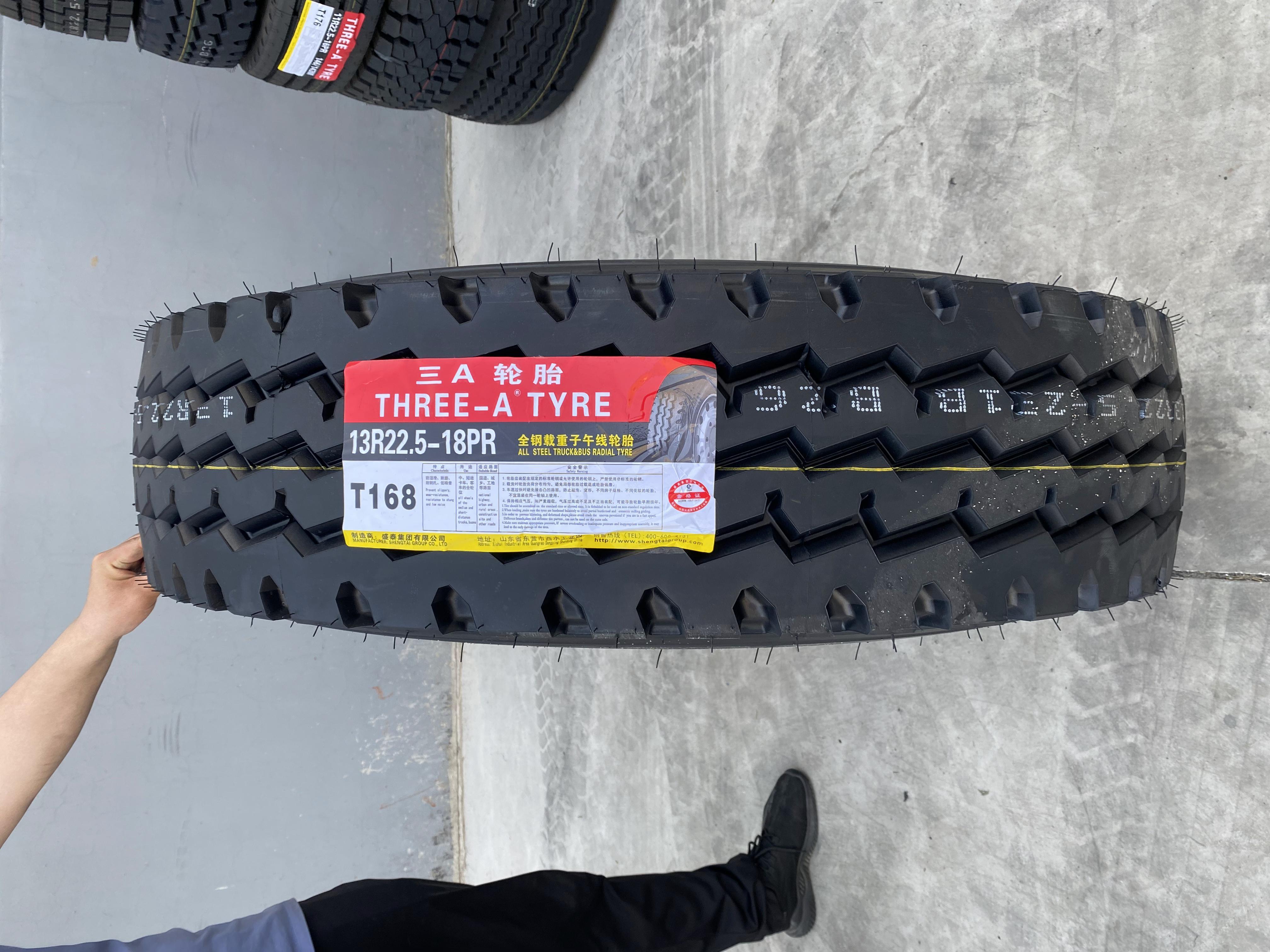 Three-A brand truck tires 700R16 750R16 825R16  11R225 cheap tires high quality