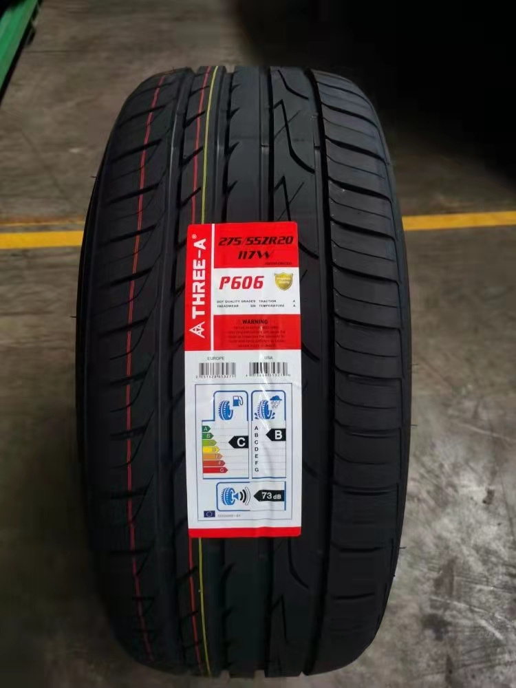 P606 passenger car tires competitive prices with high quality UHP tires 195/45R16 THREE-A brand popular brand