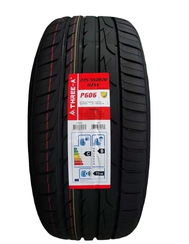 P606 passenger car tires competitive prices with high quality UHP tires 195/45R16 THREE-A brand popular brand