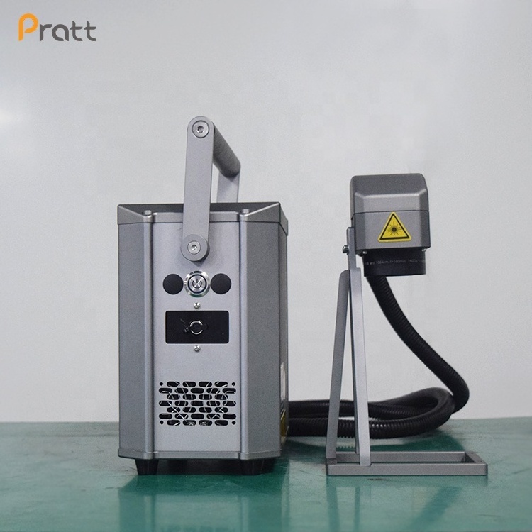 Handheld Industrial Portable Fiber Laser Marking Machine 20w 30w 50w 100w Fiber Laser Printer In Stainless Steel