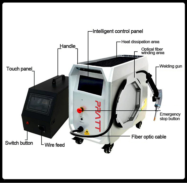 Pratt CNC Air Cooling Laser Welding Machine RECI Laser Source Machine For Metal  With The Best Price On Sale