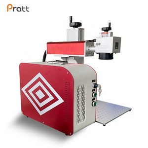 3d Fiber Laser Marking Machine 100w with Raycus Jpt 30w 60w Mopa M7 Laser Marking Machine Pratt Factory 2.5d Deep Marking