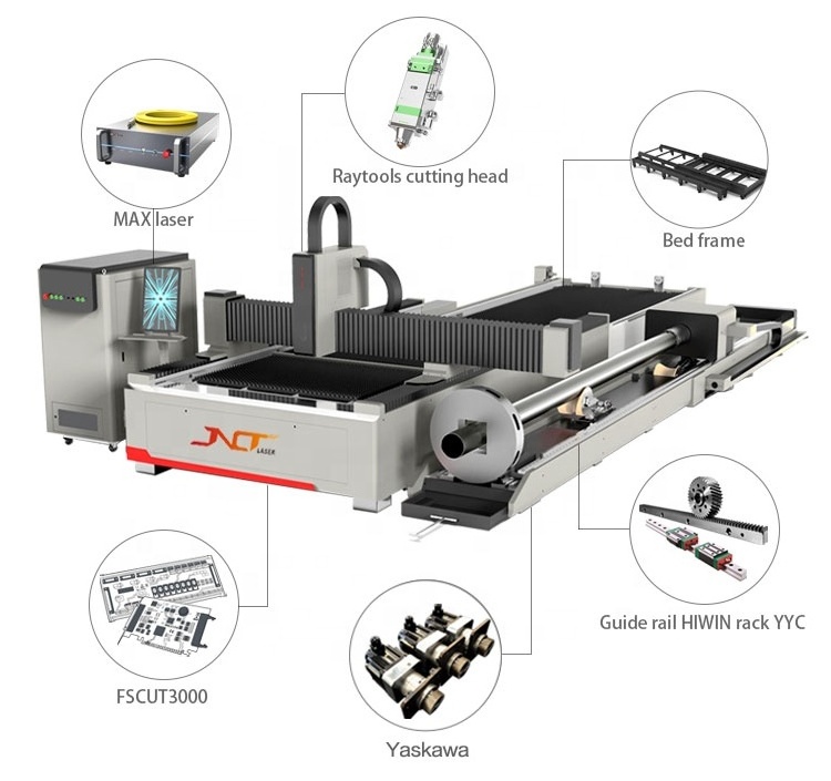 1000w 2000w 3kw Fiber Optic Equipment Cnc Lazer Cutter Carbon Metal Fiber Laser Fsc Cutting Machine For Stainless Steel Sheet