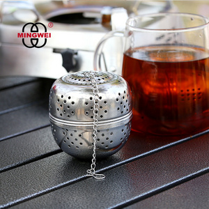 MINGWEI Eco Friendly Tea Coffee Diffusers Fine Mesh Reusable Strainer 304 Stainless Steel Herbal Tea Filter Infuser