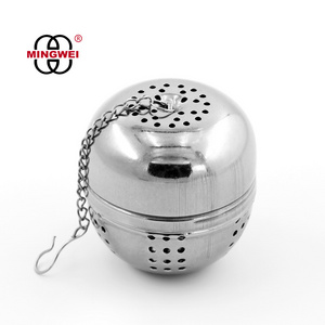 MINGWEI Stainless Steel Tea Strainers Extra Fine Mesh Loose Leaf Portable Tea Infuser Ball For Filtering Tea