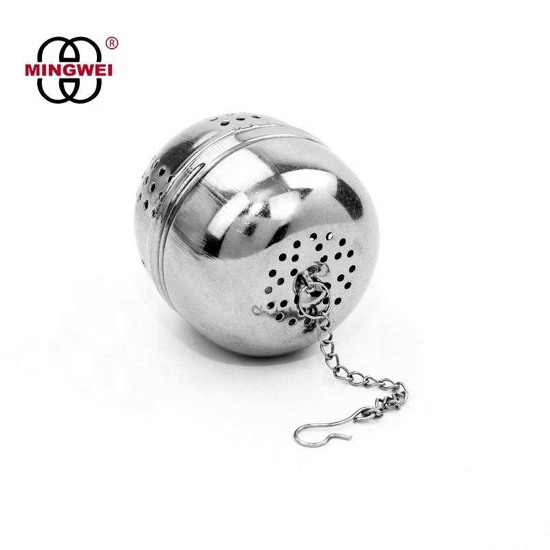 MINGWEI Stainless Steel Tea Strainers Extra Fine Mesh Loose Leaf Portable Tea Infuser Ball For Filtering Tea