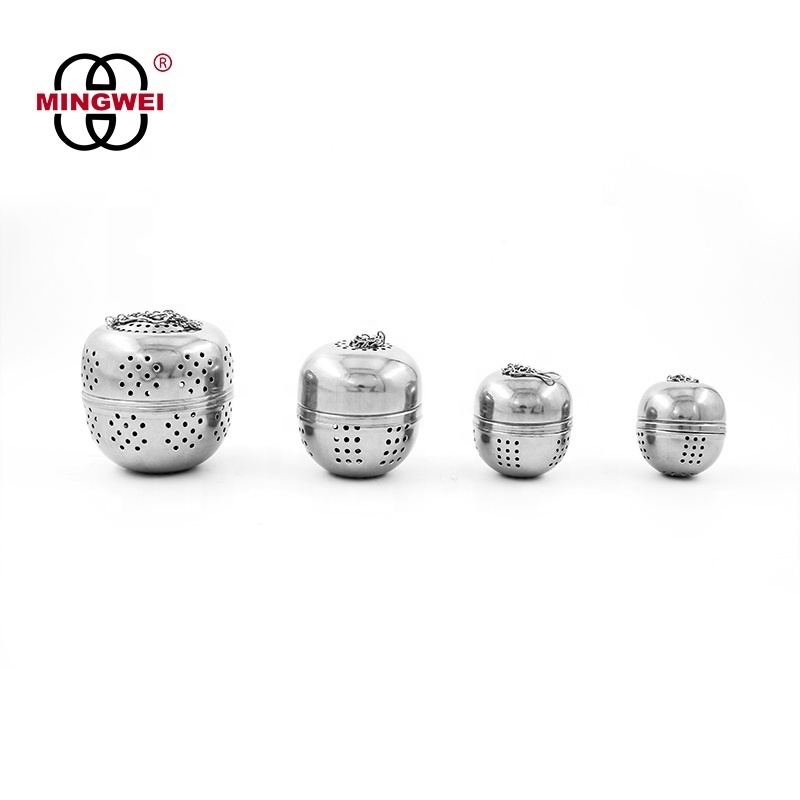 MINGWEI Stainless Steel Tea Strainers Extra Fine Mesh Loose Leaf Portable Tea Infuser Ball For Filtering Tea