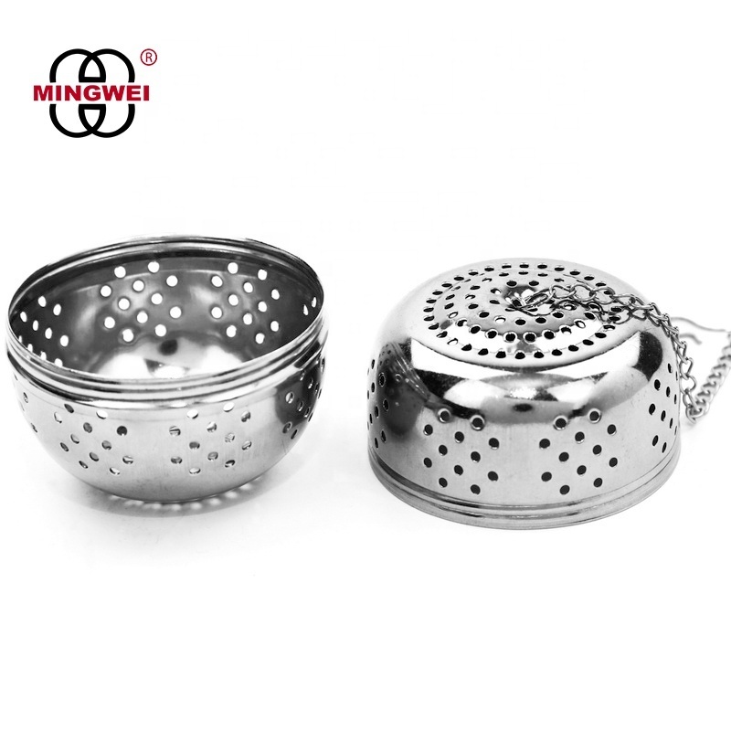 MINGWEI Stainless Steel Tea Strainers Extra Fine Mesh Loose Leaf Portable Tea Infuser Ball For Filtering Tea