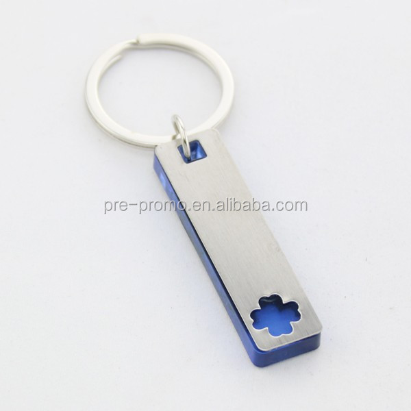 Wholesale custom metal and plastic cheap custom cross keychain