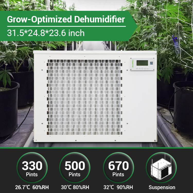 Preair 330 Pints Industrial Greenhouse Grow Room Air Dryer Dehumidifier