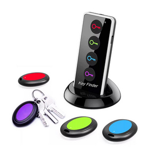 Four receivers one transmitter wireless loud alarm tracker find lost thing item key finder for Christmas senior people gift