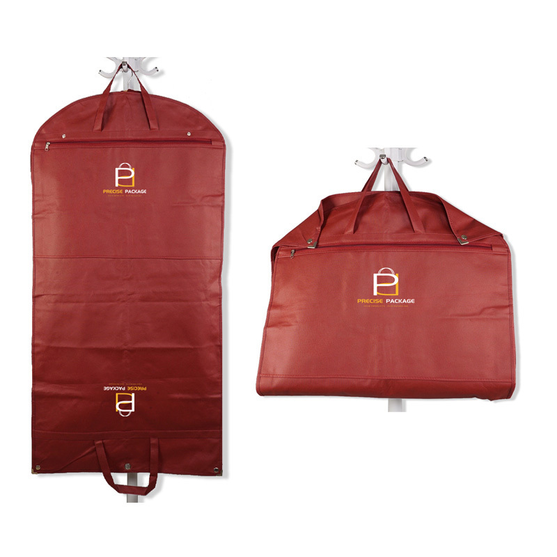 wholesale red dust clothes cover personalised suit bag garment storage