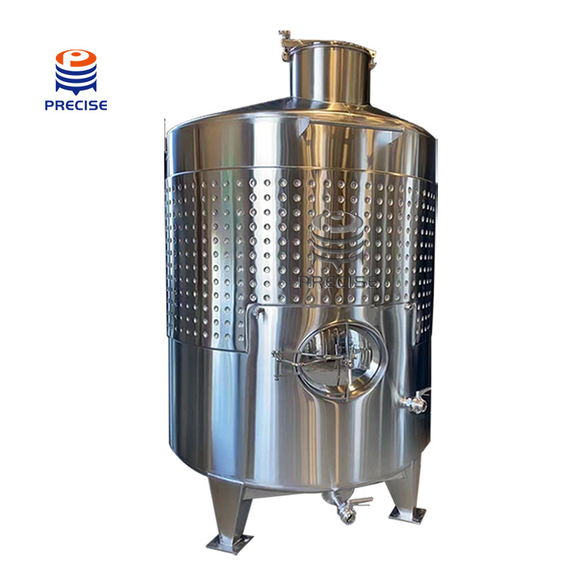 Jacketed Wine Steel Stainless Beverage Cider Fermening Equipment Conical Fermenter