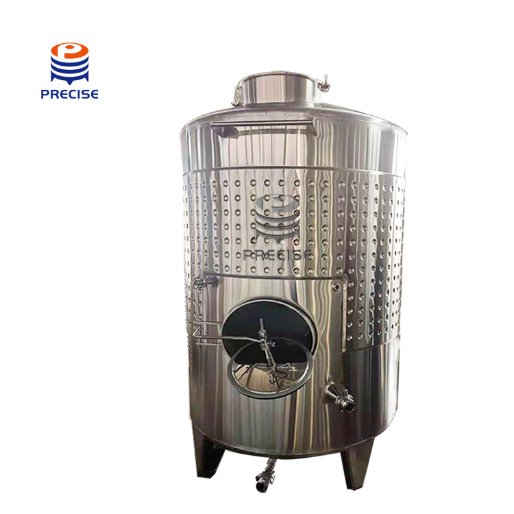 Jacketed Wine Steel Stainless Beverage Cider Fermening Equipment Conical Fermenter