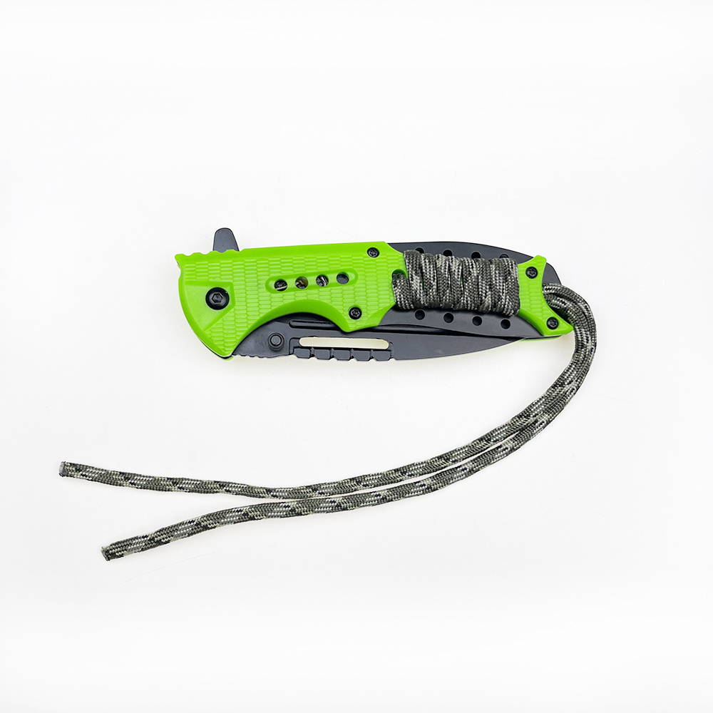 Portable Paracord Handle Navajas Best EDC Survival Hiking Hunting Camping Tactical Folding Knife