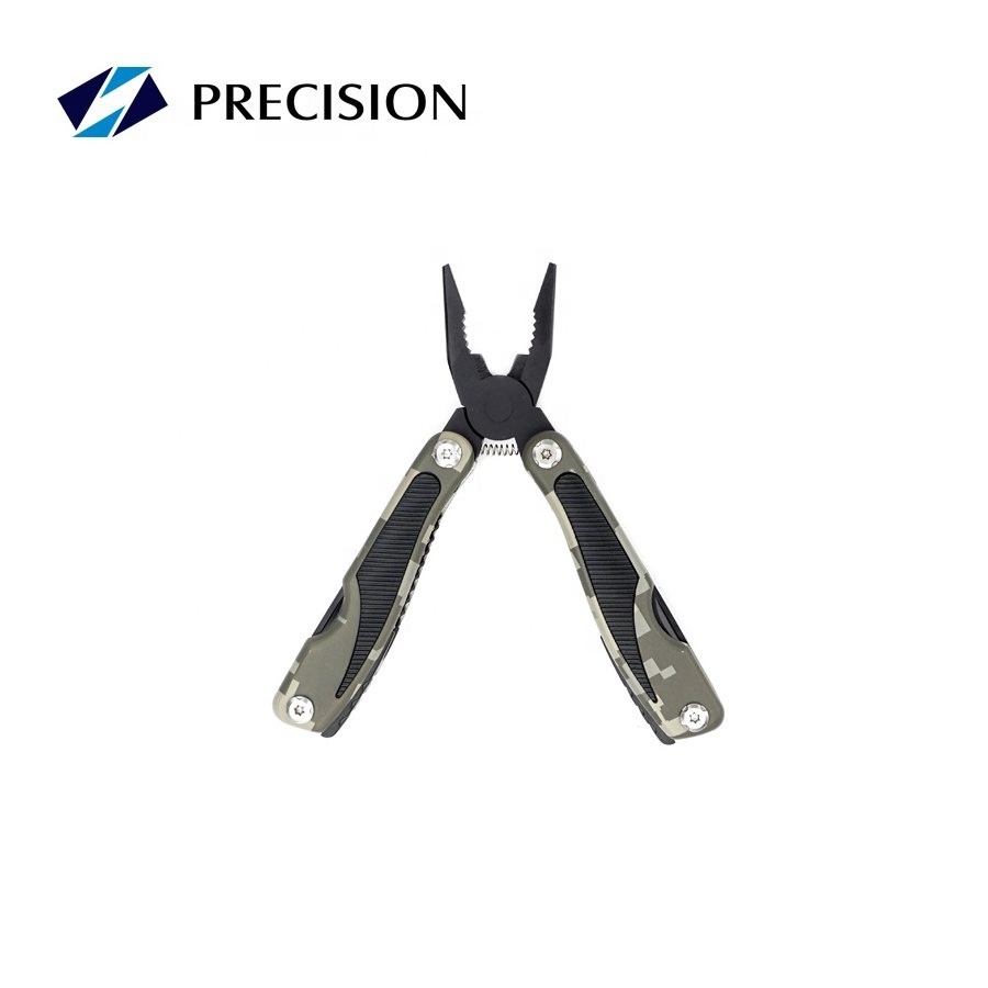 11 in 1 Stainless Steel Outdoor Gear Multitool Plier Carbon Stainless Steel Folding Portable Multi Plier