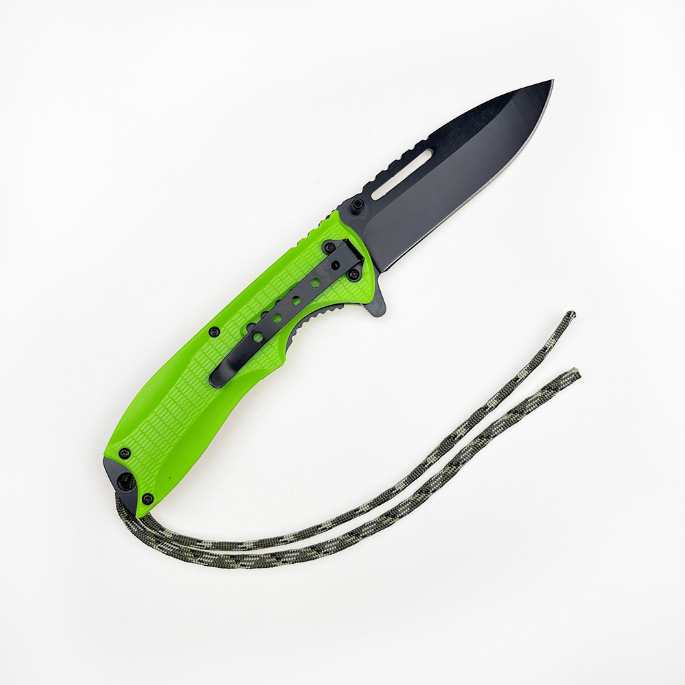 Portable Paracord Handle Navajas Best EDC Survival Hiking Hunting Camping Tactical Folding Knife