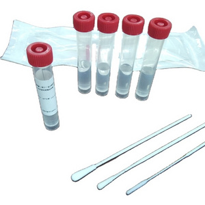 Disposable throat nasopharyngeal oropharyngeal nylon swabs polyester flocked kit