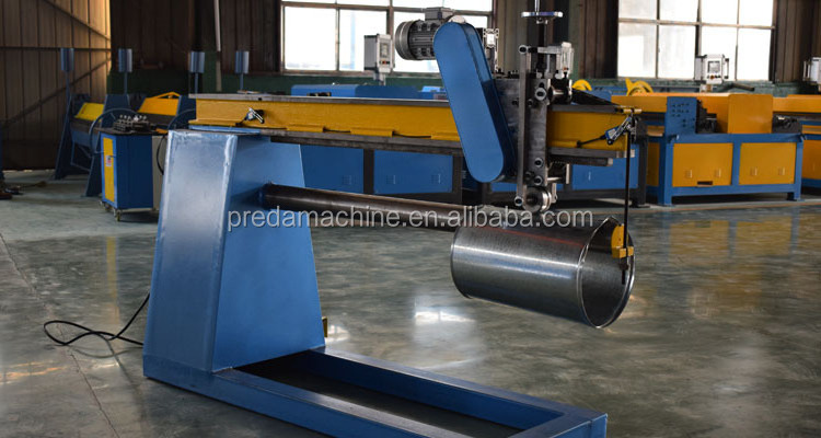 Round duct pittsburgh seam closer machine for the lock seam close of round ducts automatically in 1.2mm*1300mm capacity