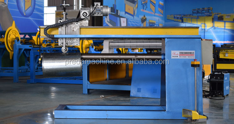 Round duct pittsburgh seam closer machine for the lock seam close of round ducts automatically in 1.2mm*1300mm capacity