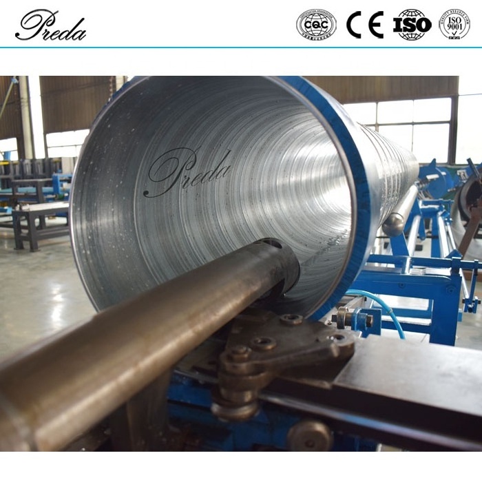 Mold type spiral duct making machine auto air duct spiral forming machine in HVAC system