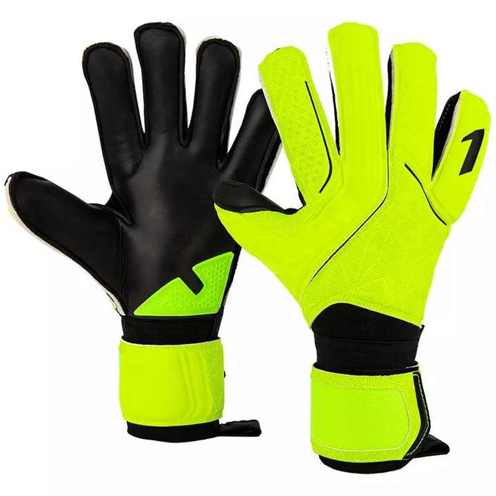 Goalkeeper Goalie Soccer Strong Grip Gloves with Finger Protection Goal Keeper Gloves Latex Football Gloves