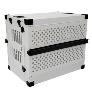 Factory Direct Sales 36 48 54 Inch Commercial Stackable Dog Kennels Aluminum Collapsible Dog Crate